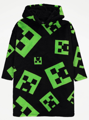 Minecraft Fleece Snuggle Hoodie and Pyjamas Piece Set Kids
