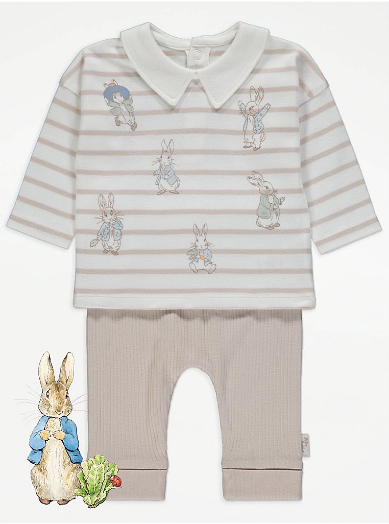 Peter Rabbit Collared Top and Leggings Outfit | Baby | George at ASDA
