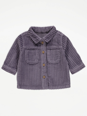 Corduroy Purple Shacket Zara Zara Men's Purple Corduroy Button