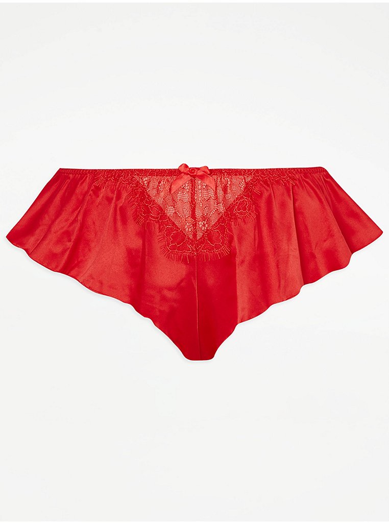 Lace knickers Color red - SINSAY - 6052U-33X