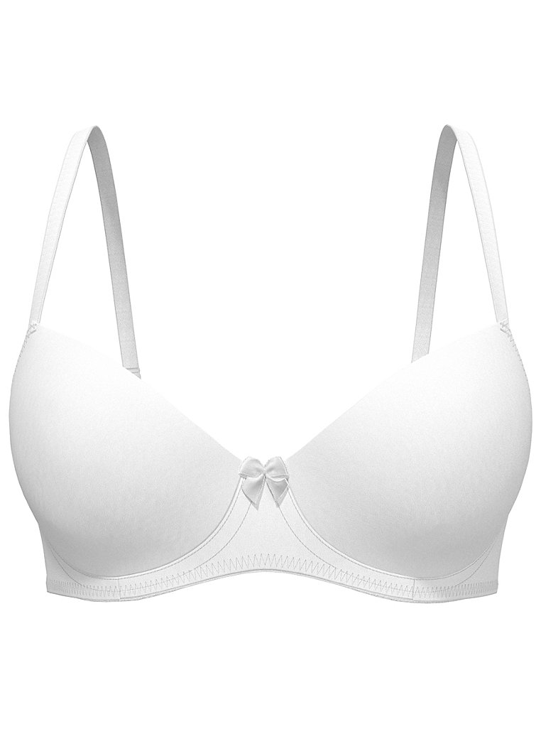 DEBENHAMS SIZE 32D 2 Pack White and Black Underwired Padded T-Shirt Bras  £12.00 - PicClick UK