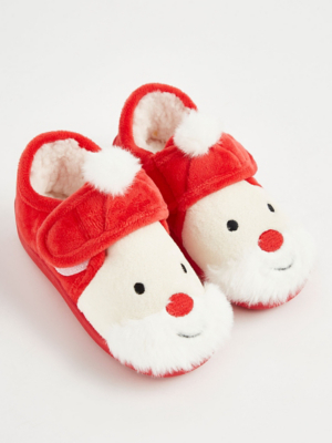 Red Santa Claus Cupsole Slippers