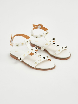 White Studded Sandals Women at ASDA
