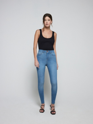 Light Blue Wonderfit Skinny Jeans Women at ASDA