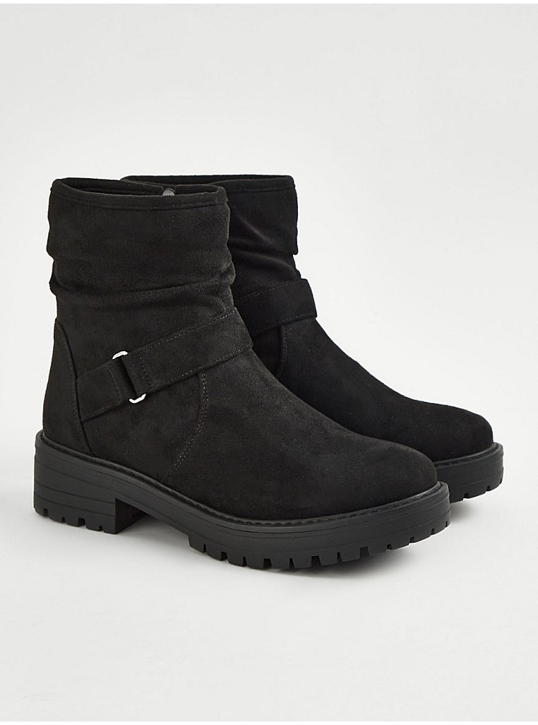Black Slouchy Boots | Women | George at ASDA