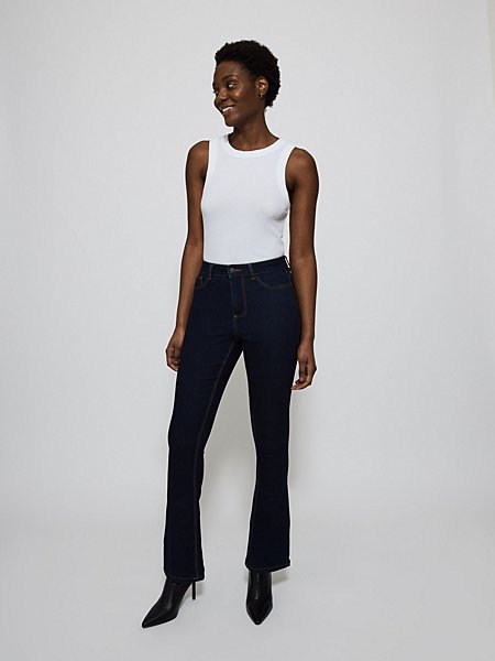 Black Wonderfit Bootcut Jeans | Women | George at ASDA