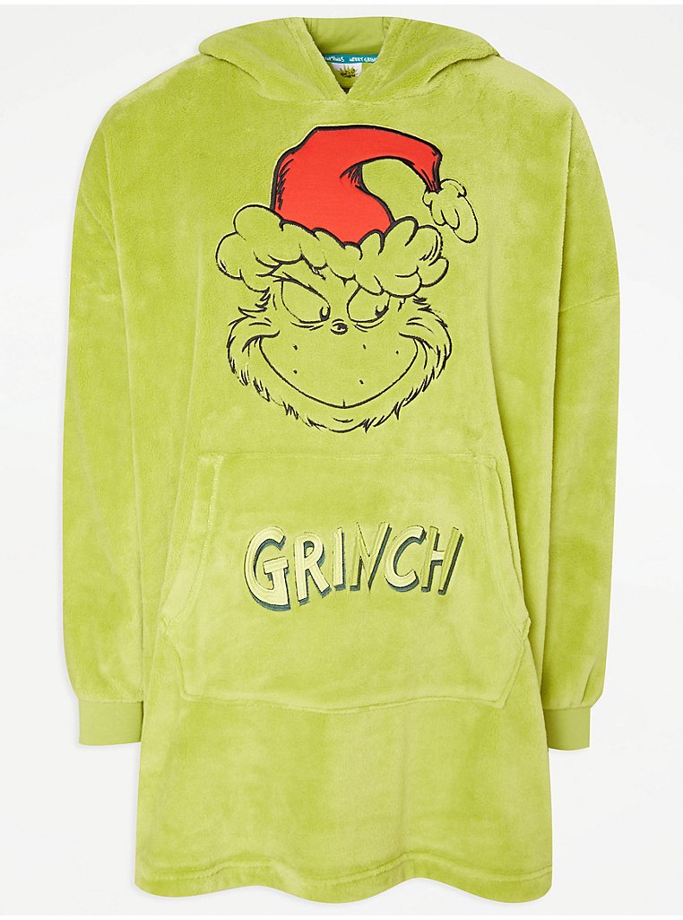 The Grinch Matching Adults Family Christmas Snuggle Hoodie