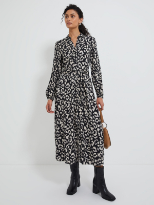 ASPEN BLACK SHIRT DRESS