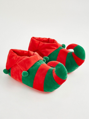 Elf Boot Christmas Slippers Men at ASDA
