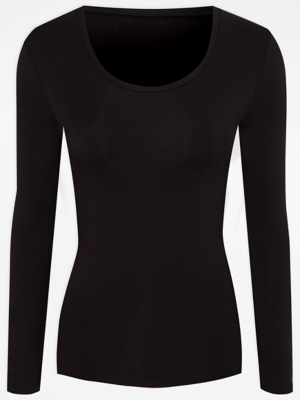 Black Extra Warm Long Sleeve Thermal Top Sale & Offers at ASDA