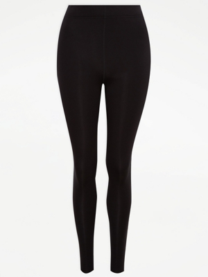 Black Extra Warm Thermal Leggings Lingerie at ASDA