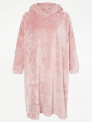 Pink Plush Fleece Snuggle Hoodie