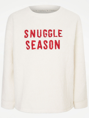 Snuggle Season Matching Adults Christmas Pyjama Top Lingerie