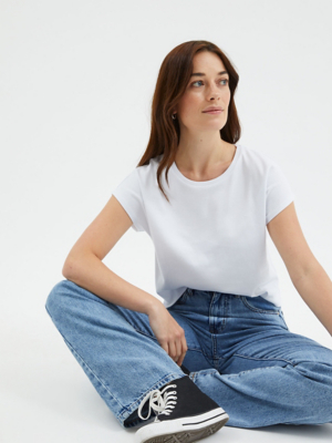 White Jersey TShirt Women at ASDA