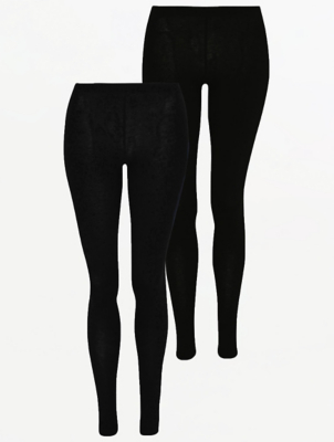 Waisted Leggings Asda Womens Tights Black High Waisted Leggings