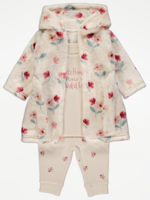 Poppy Dressing Gown and Pyjamas Set