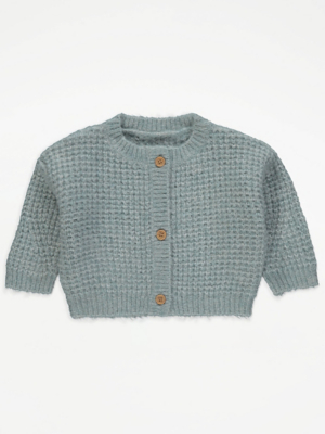 Waffle Texture Cardigan