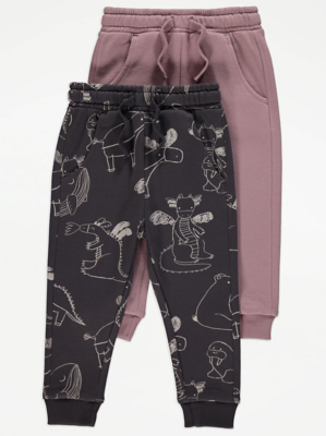 Dragon Joggers 2 Pack | Kids | George at ASDA
