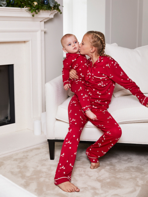 Kids Pyjamas Family Christmas Pajamas Asda Asda Xmas Pjs Cream Fa