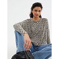 Animal Print Soft Touch Long Sleeve Tunic Top | Women | George at ASDA