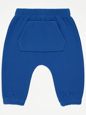 Blue Pocket Joggers Baby at ASDA