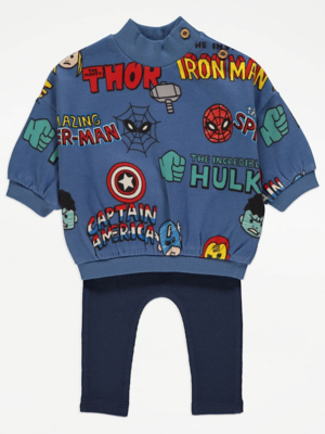 Marvel Superhero Sweatshirt and Leggings Outfit Sale Offers