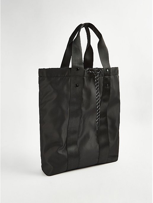 Chanel Natural Black Logo Organic Cotton Canvas Square Tote Bag V&A  Handmade New