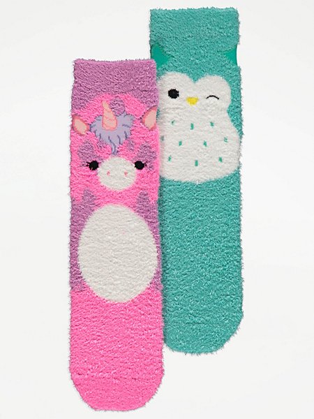 Panda Fluffy Cosy Socks 2 Pack | Kids | George at ASDA