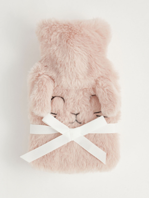 Pink Spotty Cosy Socks and Hot Water Bottle Gift Set Lingerie