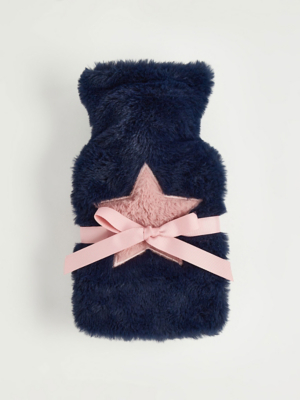 Navy Star Cosy Socks and Hot Water Bottle Gift Set Lingerie