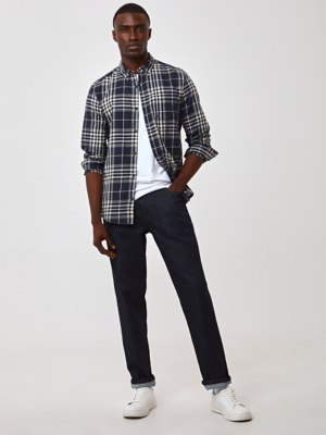 Jon Parka Rinse Wash Slim Fit Jeans With Stretch | Men | George at ASDA