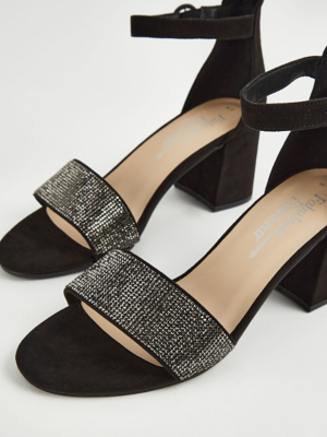 Asda black heels new arrivals