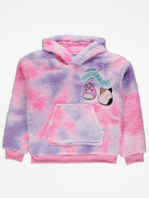 Squishmallows Tie Dye Borg Hoodie Kids George at ASDA