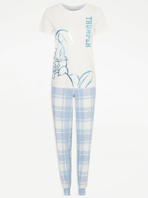 Disney Bambi Thumper Blue Pyjama Set in a Bag Lingerie at ASDA