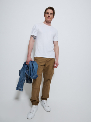Tan Cargo Trousers Men at ASDA