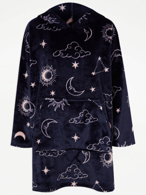 Navy Constellation Snuggle Hoodie | Lingerie | George at ASDA