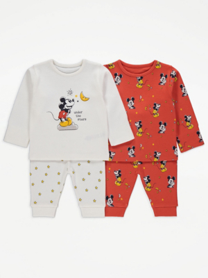 Disney Mickey Mouse Under The Stars Pyjamas Pack Baby George