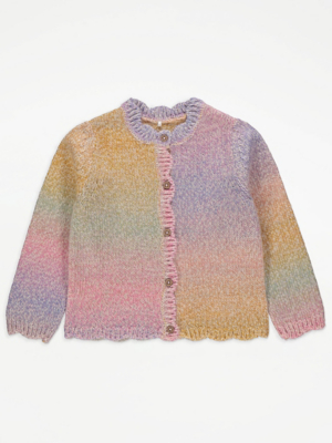 Rainbow Knitted Cardigan