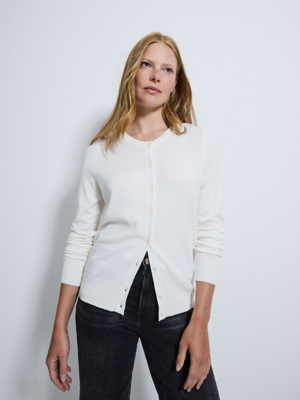 Ivory Button Front Cardigan | Women | George at ASDA