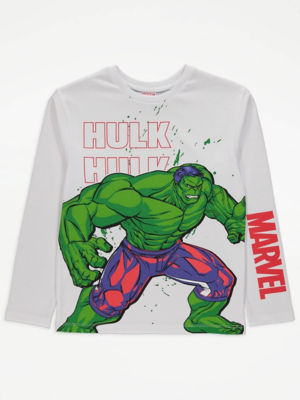 Marvel The Hulk Long Sleeve Top | Kids | George at ASDA