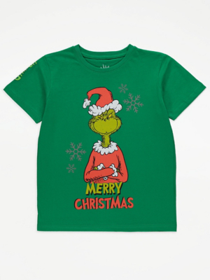 T-shirt Uomo Natale Grinch – Che Giornata Di Merda – MoonWorks Nera