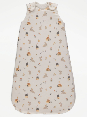 Neutral Bunny Sleep Bag 2.5 Tog Baby at ASDA