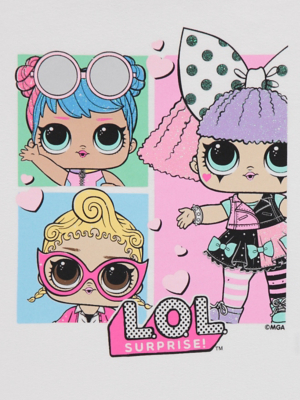 Surprise! White Graphic T-Shirt Kids George at ASDA