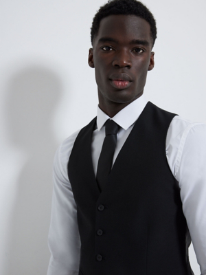 Mens Black Waistcoat Asda Cheap Sale