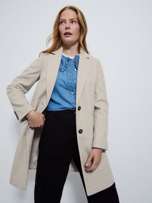 Wool Coat Grey Coat Asda Asda George Women's Coats And Jackets New