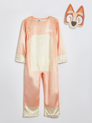 Bluey Bingo Orange Fancy Dress Costume Kids at ASDA