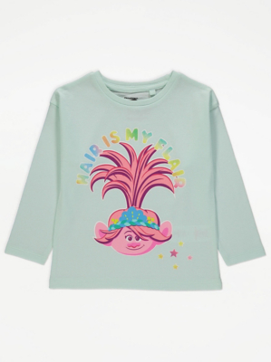 Trolls Poppy Graphic Long Sleeve Top | Kids | George at ASDA