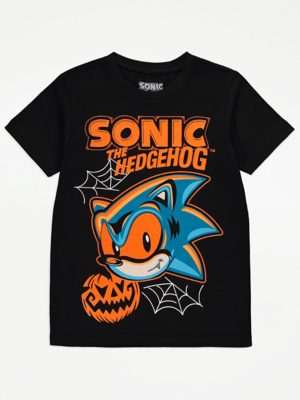 Sonic The Hedgehog Halloween Graphic TShirt Kids at ASDA