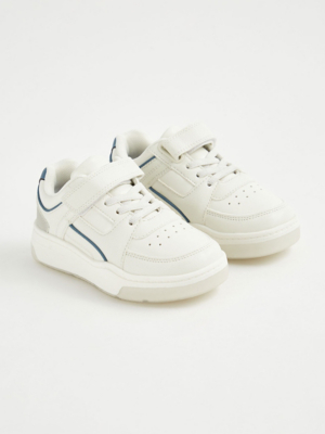 White Retro Cupsole Trainers | Kids | George at ASDA
