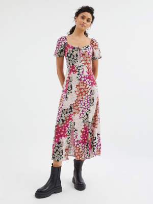 asda floral midi dress